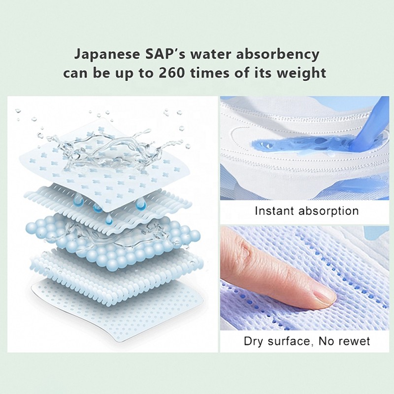 Sanitary Napkins Manufacturer - Organic Bamboo 240mm Disposable Breathable Loose Biodegradable Negative Ion