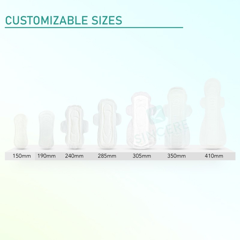 Sanitary Pads Manufacturer - Hot Sale Ultra Long Bamboo Corn Fiber Night Breathable Health Spunlace