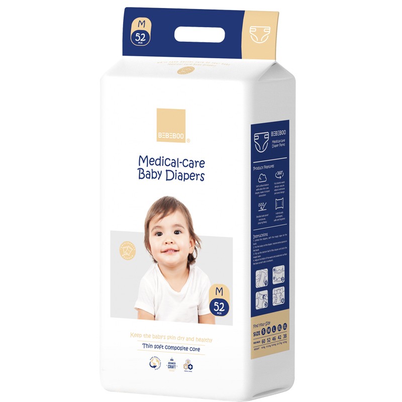 Baby Diaper Supplier - Free Sample Multi Layer Absorption Bulk Wholesale