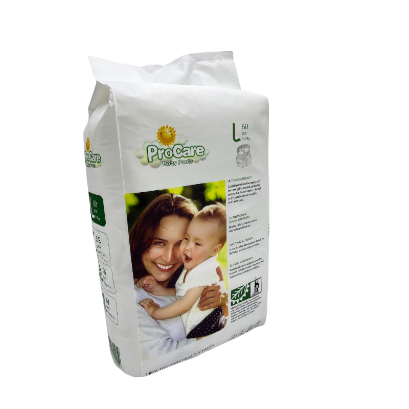 Baby Pants Manufacturer - Breathable Soft Cotton Surface Fabric Baby Pull-up Diapers