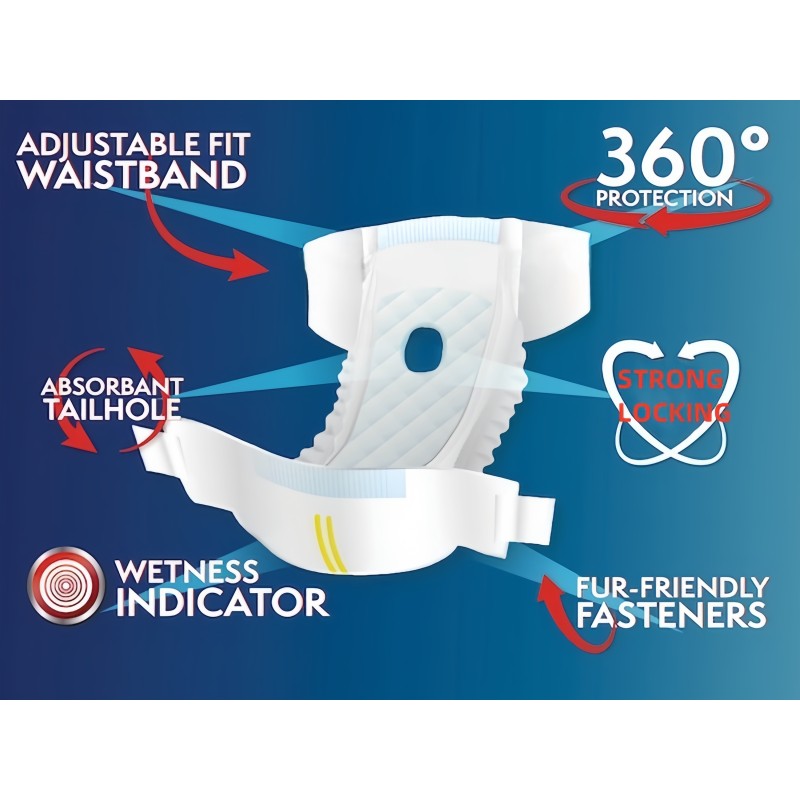 Pet Diapers Manufacturer - Breathable Leakproof Male Female Disposable Comfortable