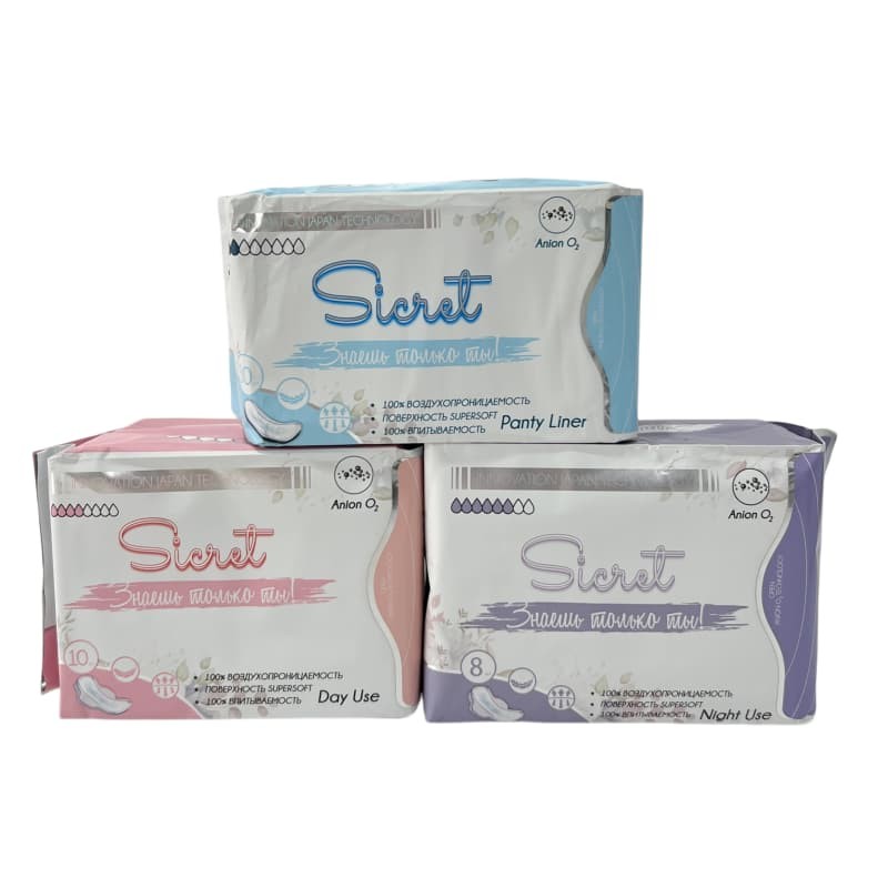 Sanitary Napkins Manufacturer - Super Absorbent Anion Panty Liner Day Night