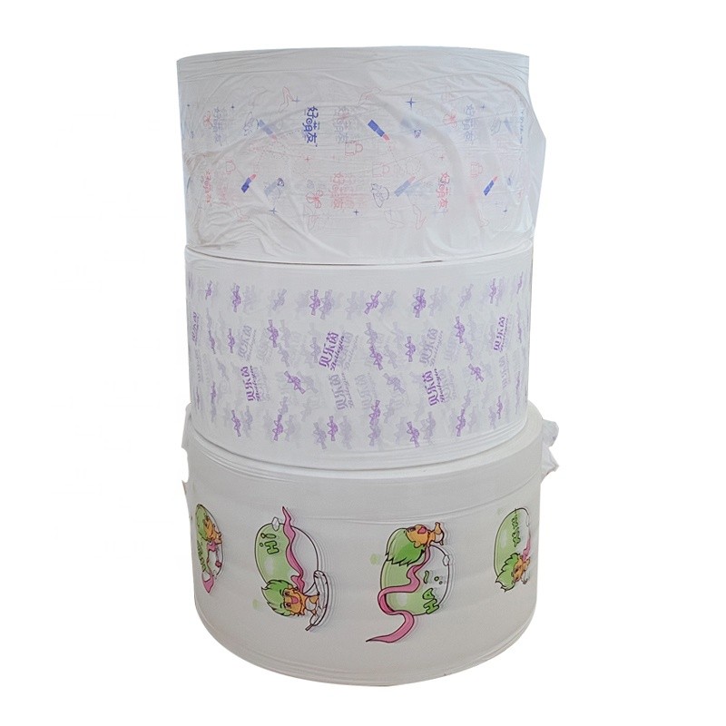 PE Film Backsheet Manufacturer - Premium Quality Color Printed for Baby Diaper Sanitary