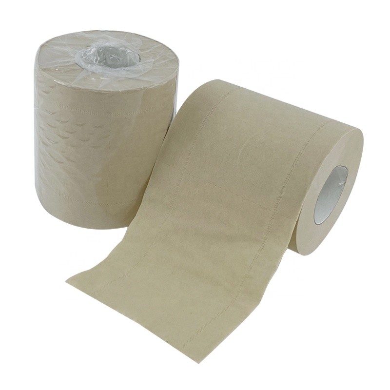 Toilet Tissue Roll Manufacturer - Soft Bulk Wholesale Printed Unbleached Natural Bamboo