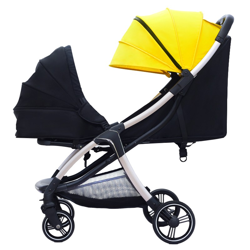 Baby Stroller Manufacturer - China Ultra Compact Off-road Foldable 3 in 1 Pram Low Shipping