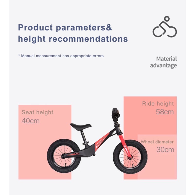 Balance Bike Manufacturer - Baby Balance Bike for 2 Year Old Magnesium Alloy Material