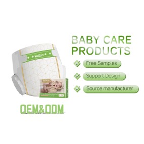 Baby Diaper Pants Manufacturer - OEM Free Sample Disposable Soft Skin Cotton Material Newborn