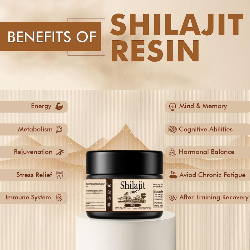 Customized 50g/30g Pure Himalayan Organic Shilajit Resin Rich Trace Minerals Supplement for Immunity System Vitamin Active Can