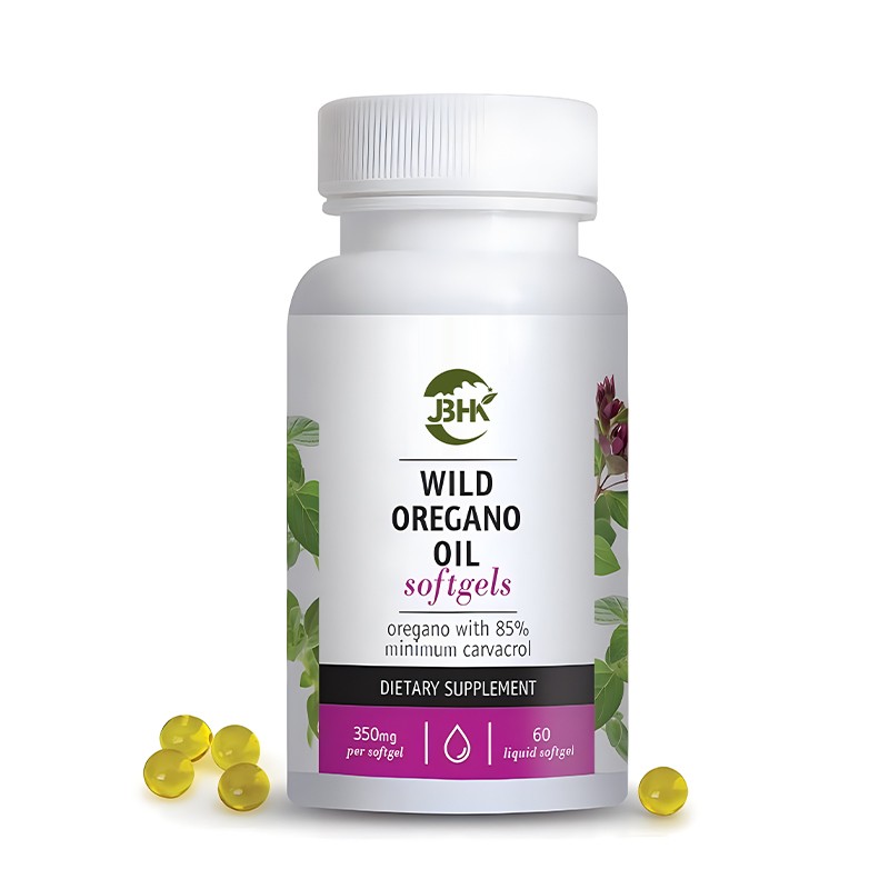 OEM High Quality Dietary Supplement Wild Oregano Oil Softgels Capsules High-Carvacrol Vitamins for Adults
