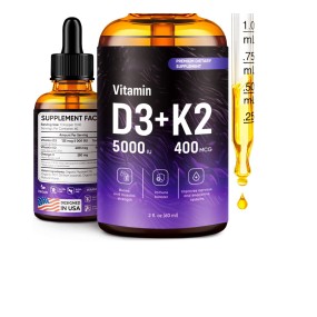 OEM/ODM Premium Dietary Supplement Vitamin D3+K2 Capsules Immune-Boosting Beauty Product for Adults