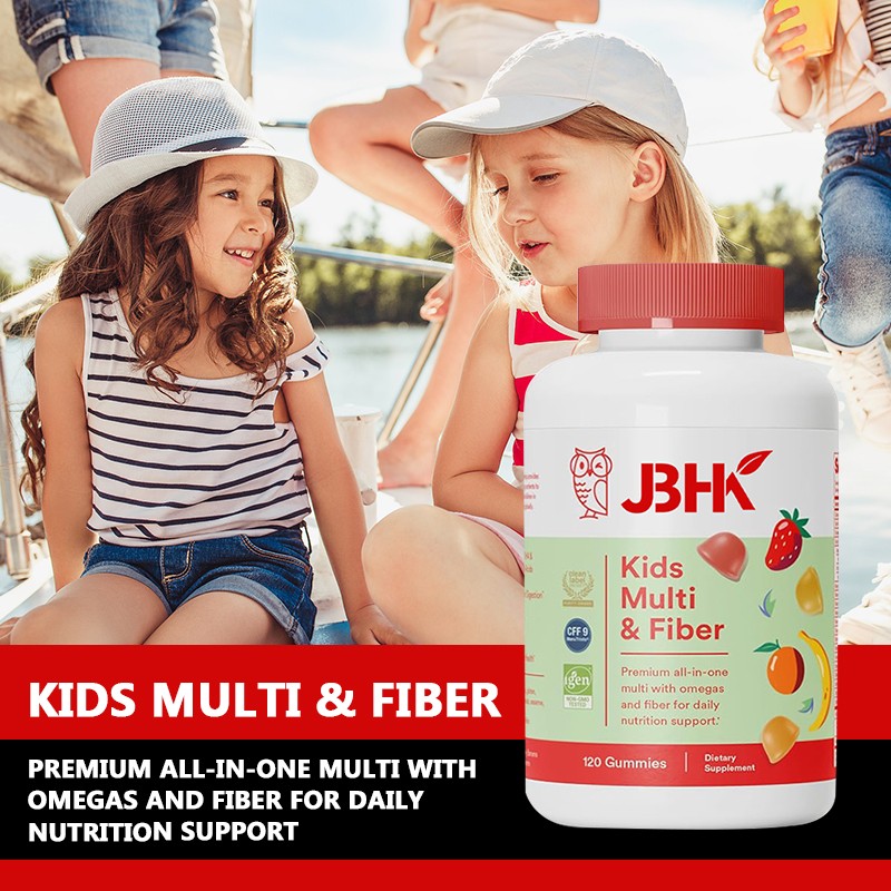 OEM Kids Fiber Vitamins Daily Multivitamin Gummy for Overall Health with Vitamin A, E, K 3