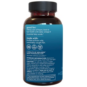 Halal Kosher 1000Mg Fish Oil Capsules Health Care Supplies for Adults and Children 3 Softgels Bulk Natural Bounty