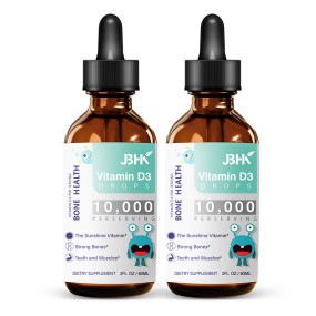 Private Label Custom Logo Collagen Capsules Skin Whitening Drops Vitamin D3 + K2 Beauty Products for Adults & Pregnant Women