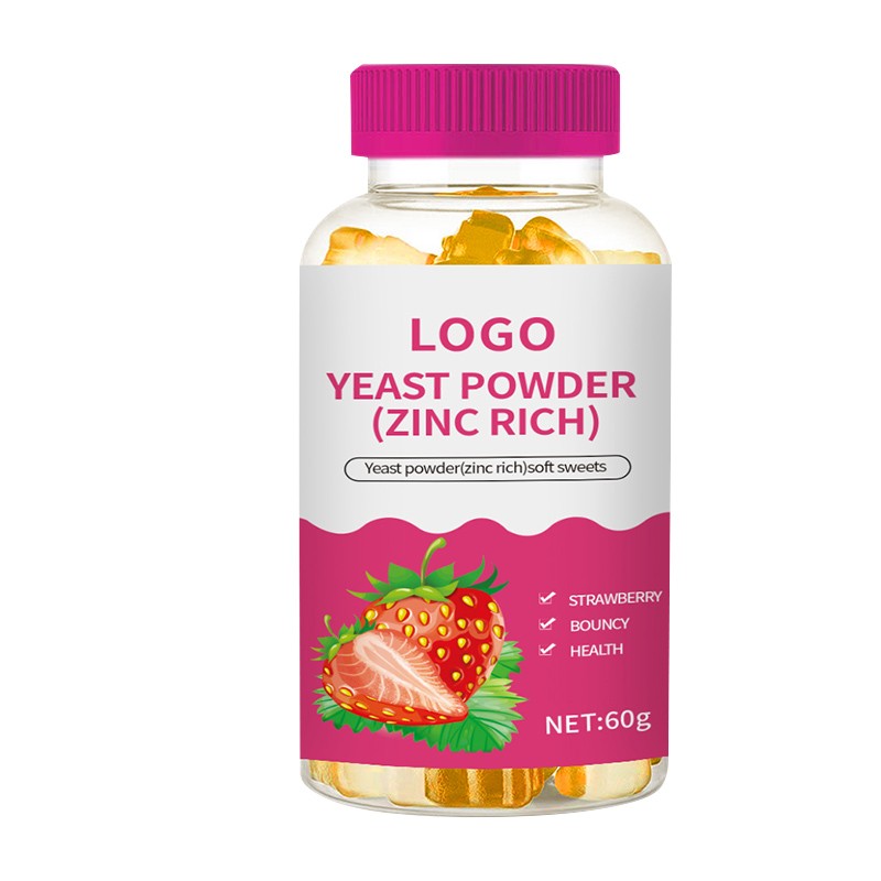 OEM/ODM Strawberry Flavored Gummy Vitamins Rich in Zinc and Trace Elements Power Adult Friendly Yeast