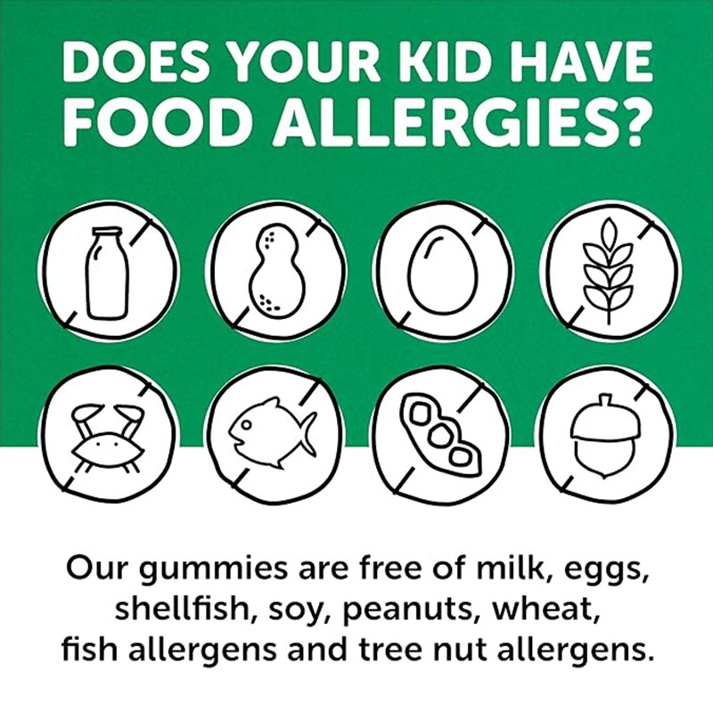 OEM Kids Fiber Vitamins Daily Multivitamin Gummy for Overall Health with Vitamin A, E, K 3