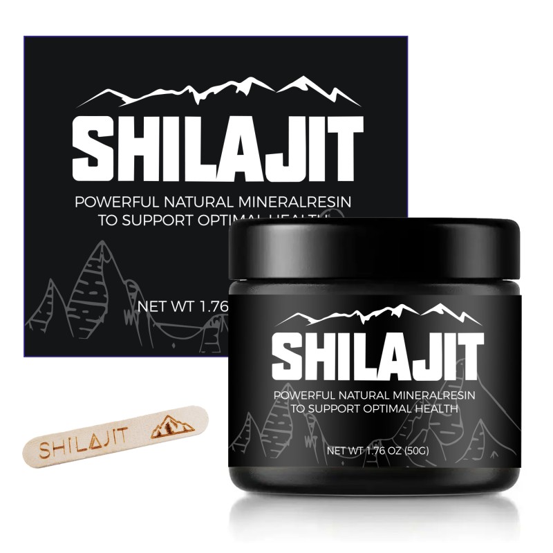 High Quality 30G Van Organic Shilajit Resin Pure Himalayan Fulvic Acid for Healthy Diet Bottle Packaging Active Vitamin