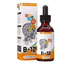 New Arrival Oral Liquid Methylcobalamin B12 Vitamin Supplement 5000 mcg Energy Mood Metabolism Increase for Adults Natural B