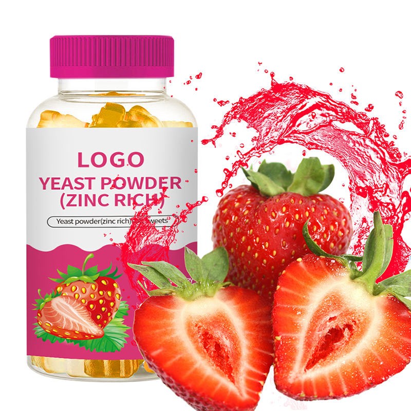 OEM/ODM Strawberry Flavored Gummy Vitamins Rich in Zinc and Trace Elements Power Adult Friendly Yeast