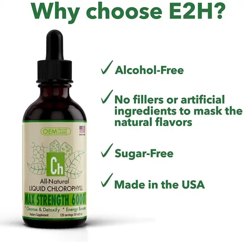 Groothandel Snel Absorberende Tinctuu Van Vloeibare Chlorofyl Druppels Beauty Products Voor Volwassenen En Kinderen