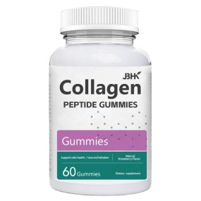 OEM/ODM Multi-Collagen Peptide Gummies with Vitamin C Biotin Hyaluronic Acid Supports Healthy Hair Skin Nails Beauty Product