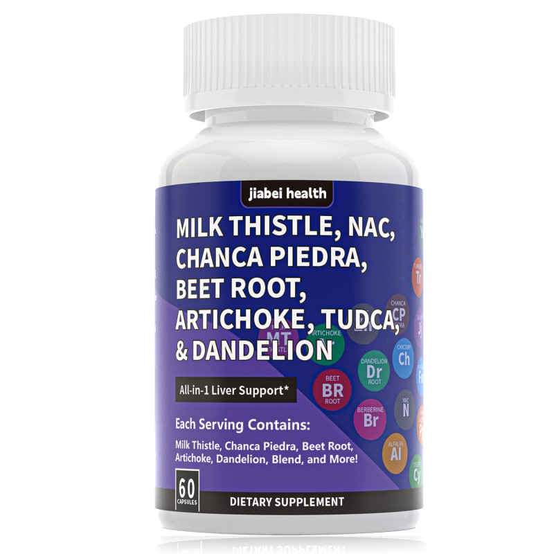 OEM Factory Direct Sales Private Label Natural Milk Thistle Liver Capsules for Adults Not for Pregnant Women