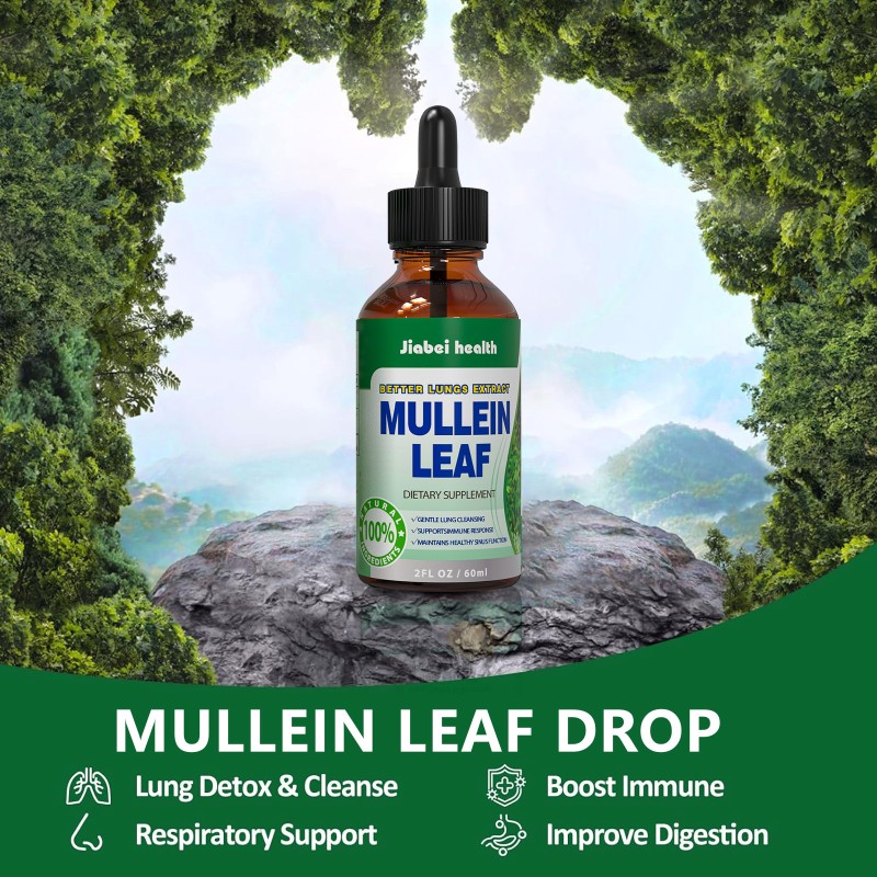 Nature's Answer Herbal Supplement Mullein Leaf Supports Healthy Respiratory Function