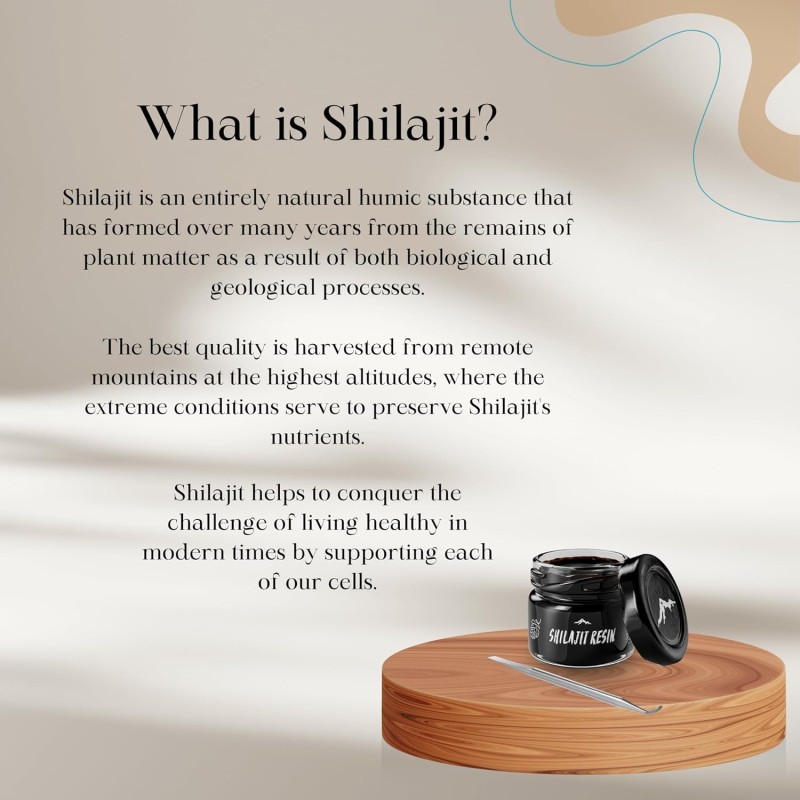 OEM/ODM Pure Himalayan Shilajit Resin Supplements with Minerals Fulvic Acid Organic Private Label Lotion Antioxidant Function