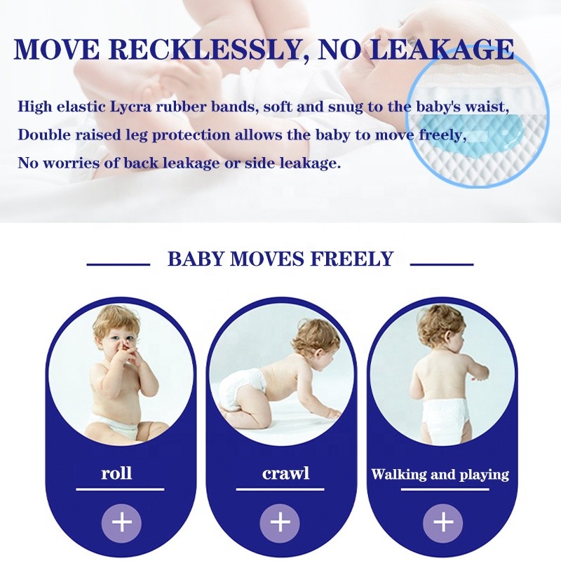 Baby Pull-up Pants Manufacturer - OEM Wholesale Non-woven Printed Ultra-thin Large