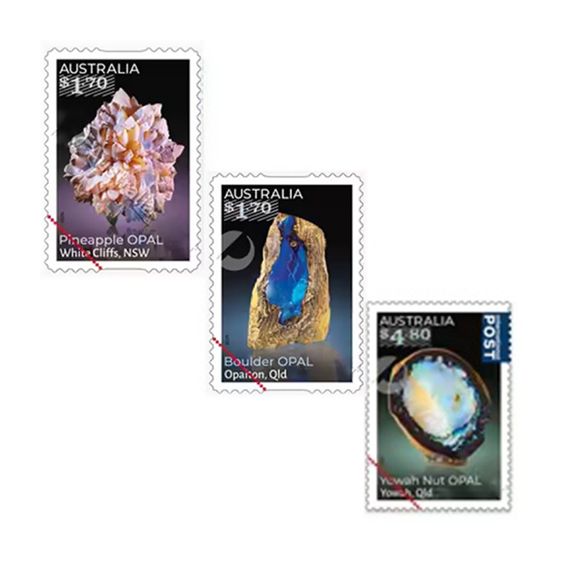Postage Stamps Manufacturer - Australia 2025 Gemstone-themed Multiple Exquisite Element Stamps