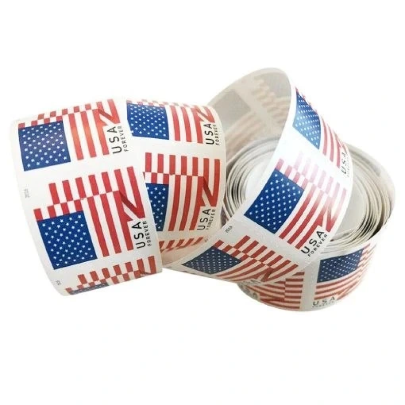 Stamp Stickers Manufacturer - Best-Selling American Flag Suitable for International Mail