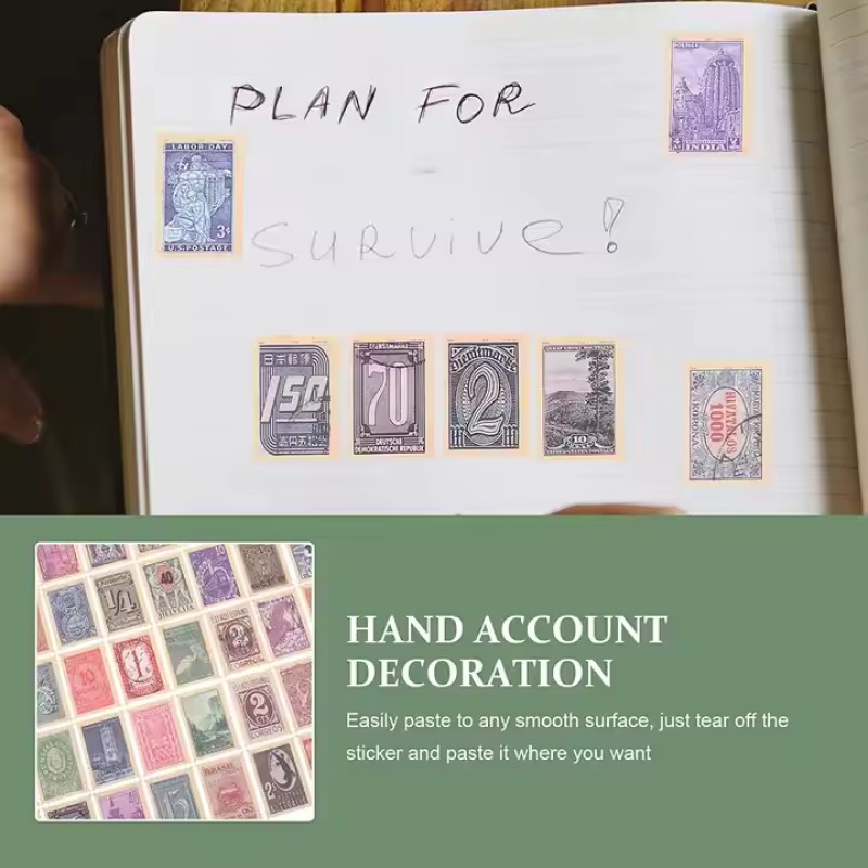 Postage Stamps Manufacturer - Customized Wholesale Oversea Forever Vintage Stamps Sticker