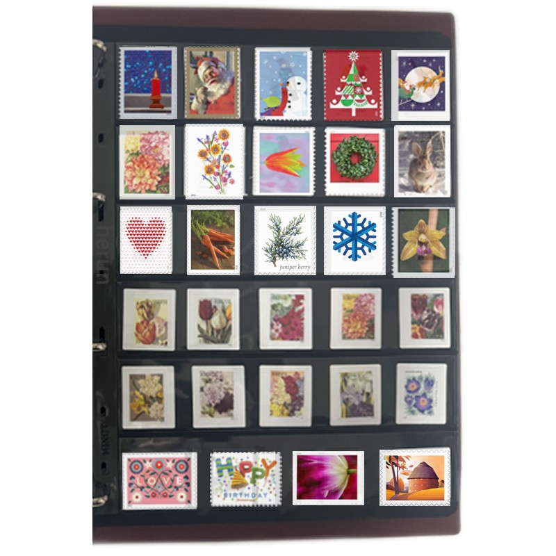 Postage Stamp Albums Manufacturer - US Stamps for Mailing Anniversaries Holidays Weddings