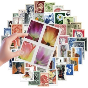 Stamp Stickers Manufacturer - Best-Selling American Flag Suitable for International Mail