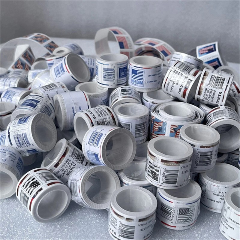 Stamp Stickers Manufacturer - Top-Rated High Quality Printed USA Flag Global Business Envelopes