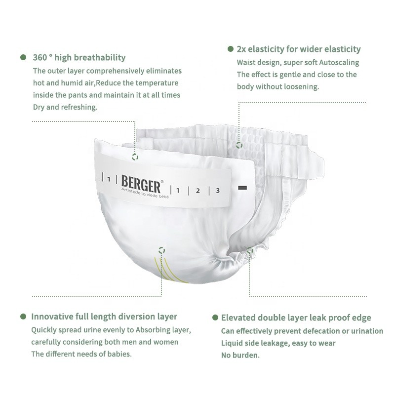 Baby Diapers Manufacturer - 40 Pcs 1Pack Baby Zero Touch Hypoallergenic Disposable