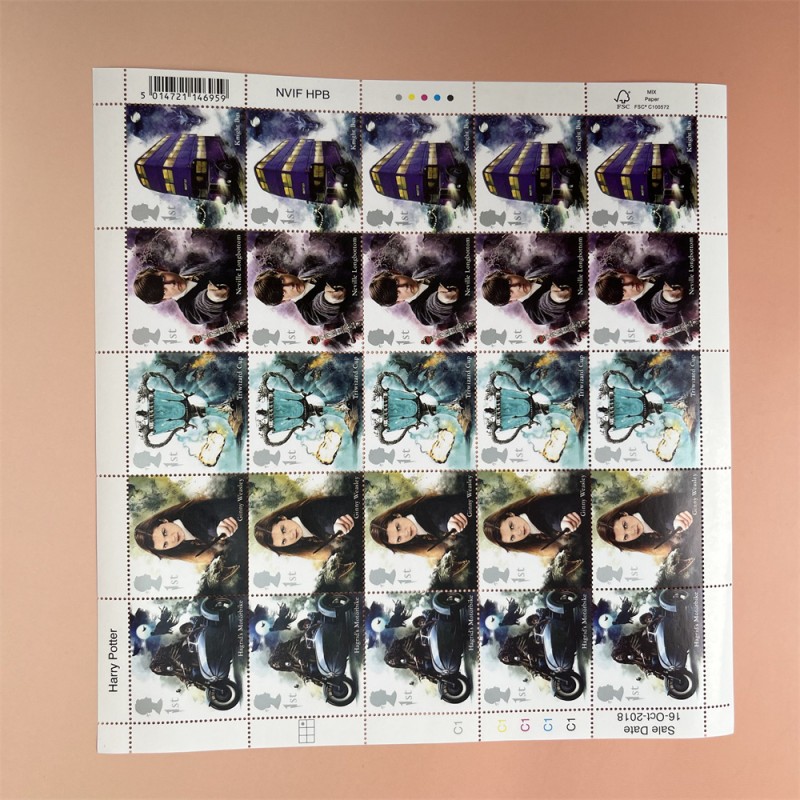 Stamp Stickers Manufacturer - British First Class 25pcs Wizarding World Inspired Hermione Craft