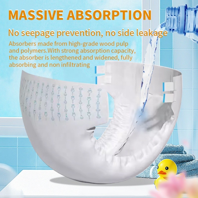 Adult Diapers Manufacturer - Free Sample OEM Wholesale Disposable Breathable Unisex Bulk