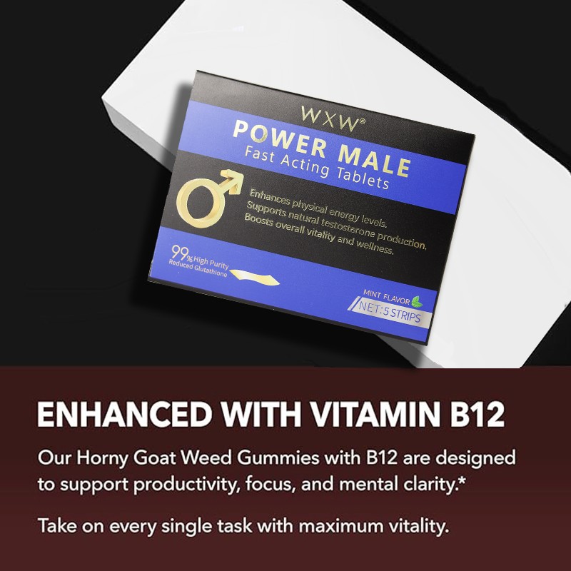 Men Energy Mint Film Supplier - Stock WXW Healthcare Supplements Strong Herb