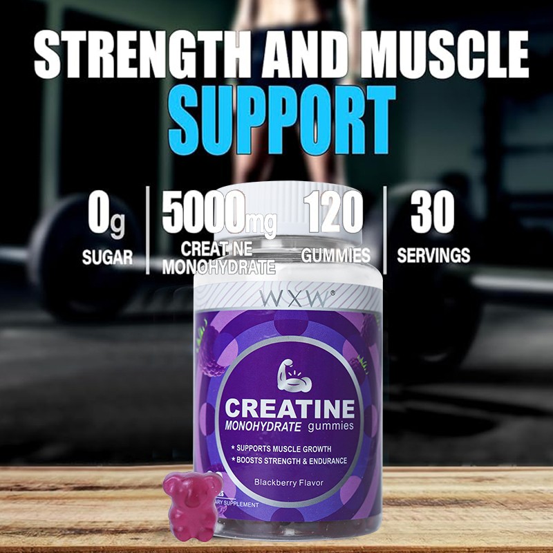Creatine Gummies Factory - Wholesale Price Increase Energy Supplements