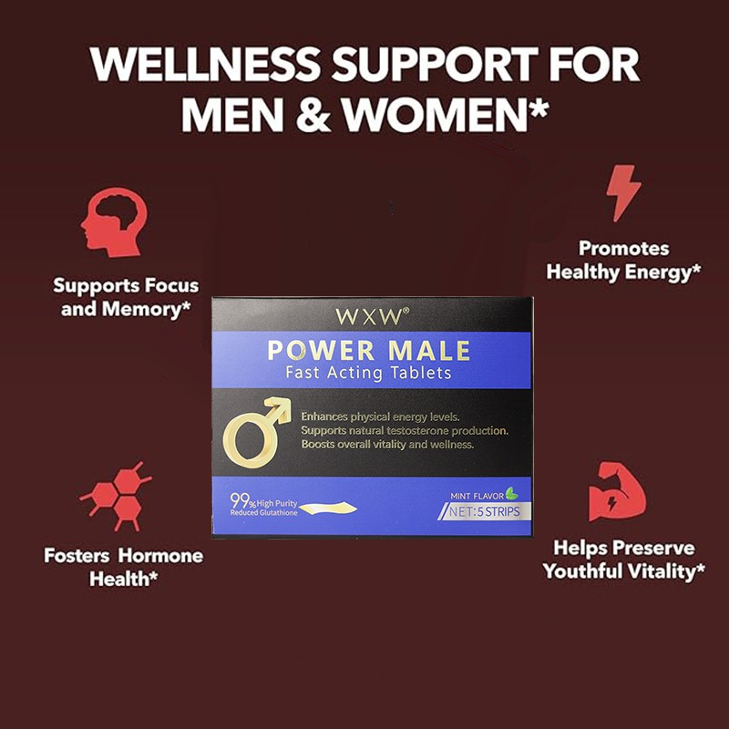 Men Energy Mint Film Supplier - Stock WXW Healthcare Supplements Strong Herb