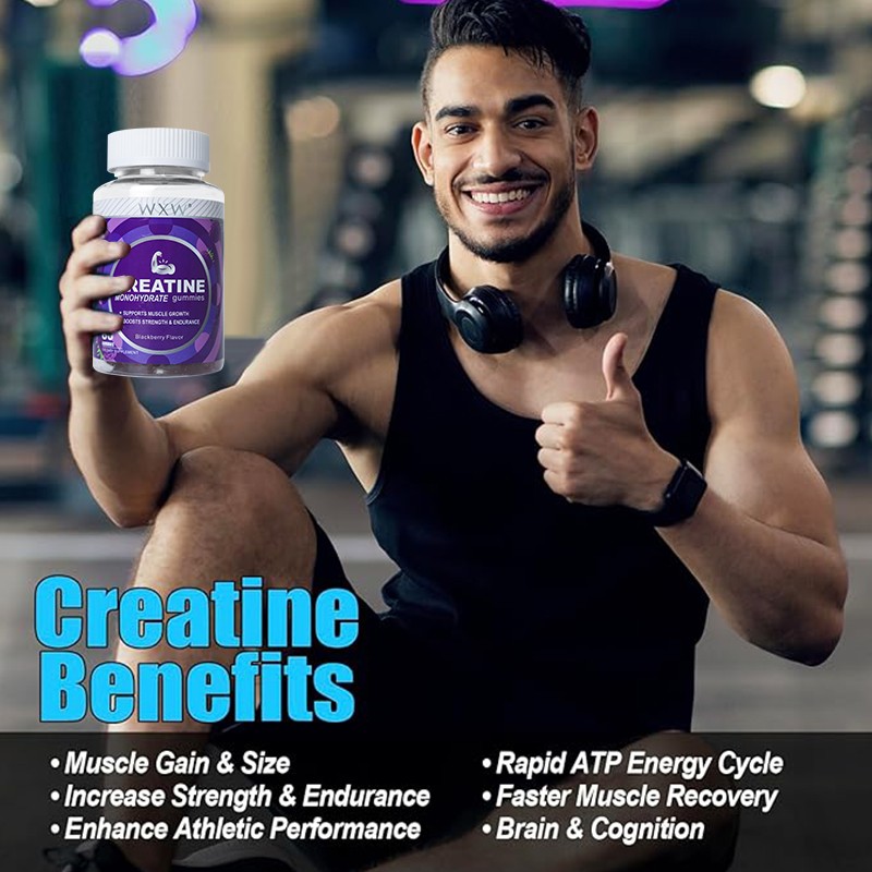 Creatine Gummies Supplier - Low Price Muscle Growth Supplements Gummy