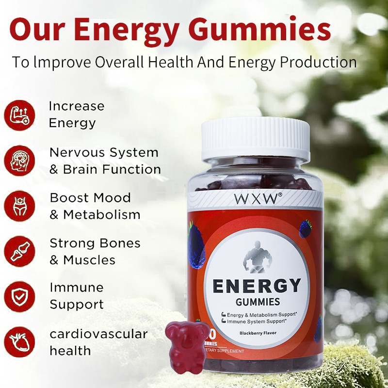 Energy Gummy Manufacturer - Best Customized Herbal Supplements Vitamins Candy
