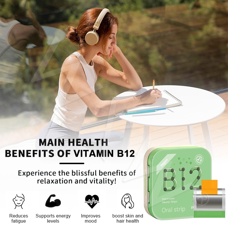 Vitamin B12 Oral Strip Supplier - Top Selling Methylcobalamin Supplement Candy Film