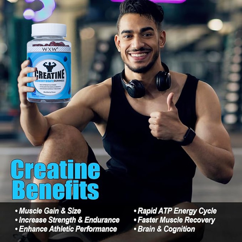 Creatine Gummies Manufacturer - Professional Custom Muscle Strength Endurance
