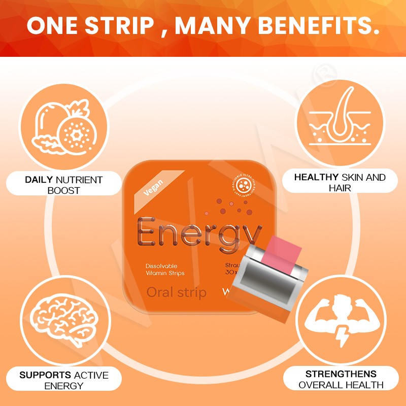 Oral Strip Supplier - Wholesale Price Dissolving Energy Candy Film Supplement