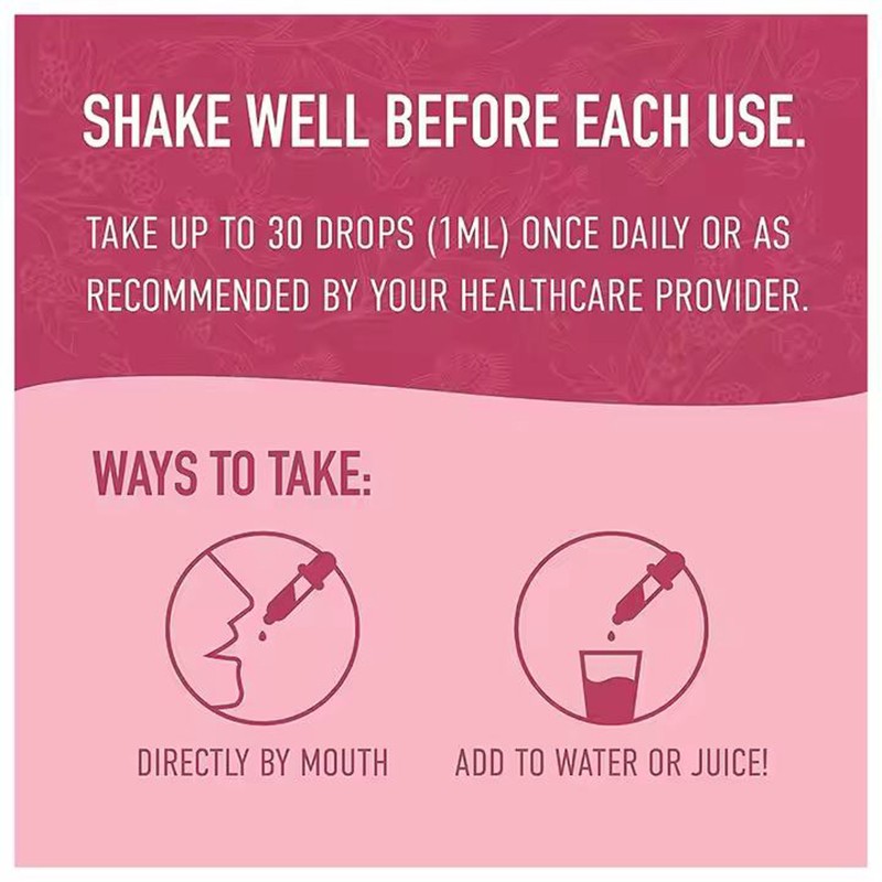 Hormone Drops Manufacturer - BioFlex Custom Ingredient 60ml Female Balance PMS Menopause Supplement