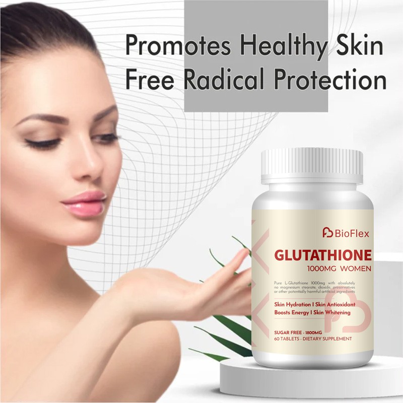 Glutathione Tablets Manufacturer - BioFlex OEM Private Label Anti Aging Skin Whitening 1000MG