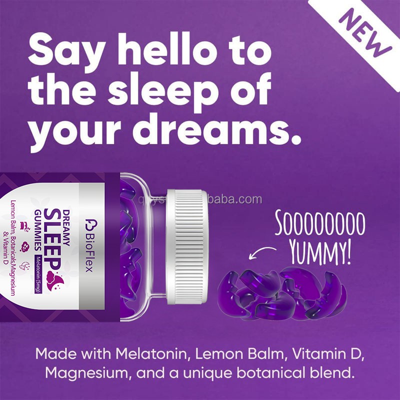 Sleep Gummies Manufacturer - Custom Private Label Halal Natural Vegan Melatonin Gummies Mind Calm