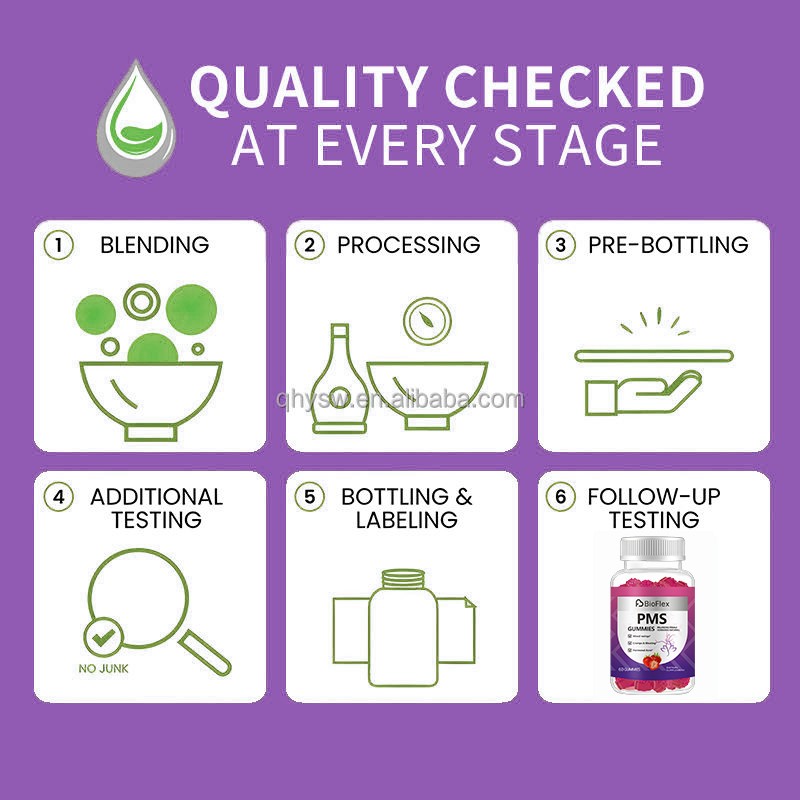 PMS Gummies Manufacturer - Wholesale OEM Private Label Proprietary Herbal Blend Vitamin B6