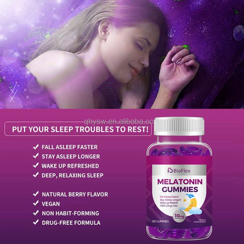 Sleep Gummies Manufacturer - China Factory Outlet Wholesale OEM Private Label 10mg Melatonin